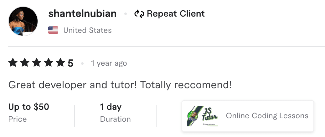 Review 2 from clients for faith olubummo